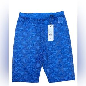 $290 Han Kjobenhavn Women's Blue See Through Bike Shorts Size M